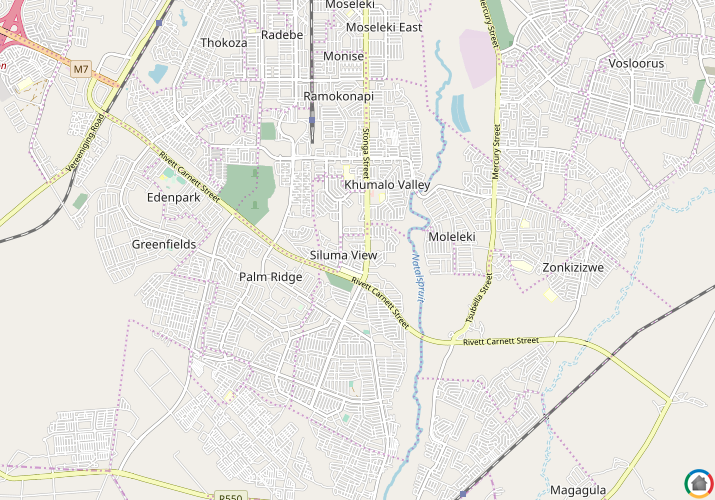 Map location of Siluma view